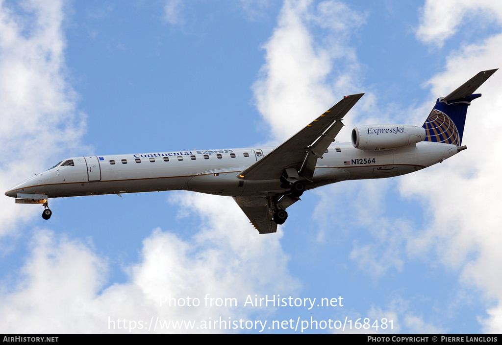 Aircraft Photo of N12564 | Embraer ERJ-145LR (EMB-145LR) | Continental Express | AirHistory.net #168481