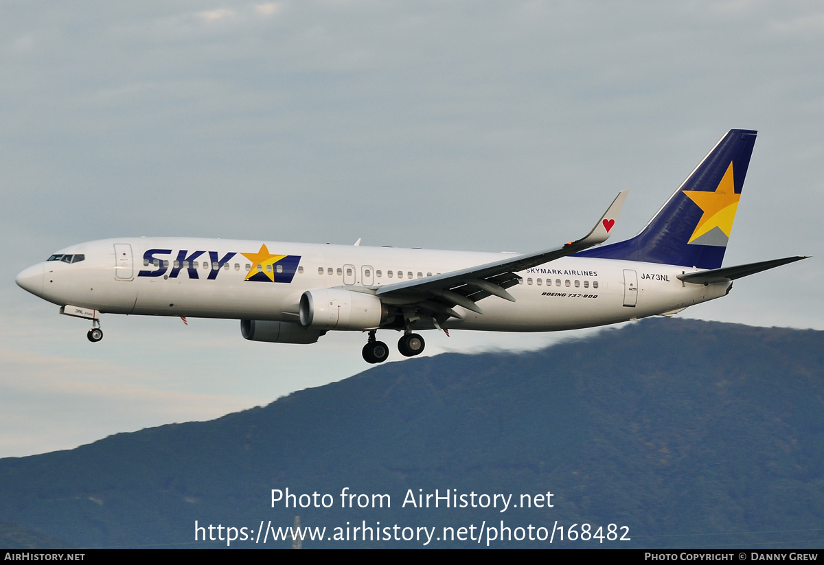 Aircraft Photo of JA73NL | Boeing 737-8HX | Skymark Airlines | AirHistory.net #168482