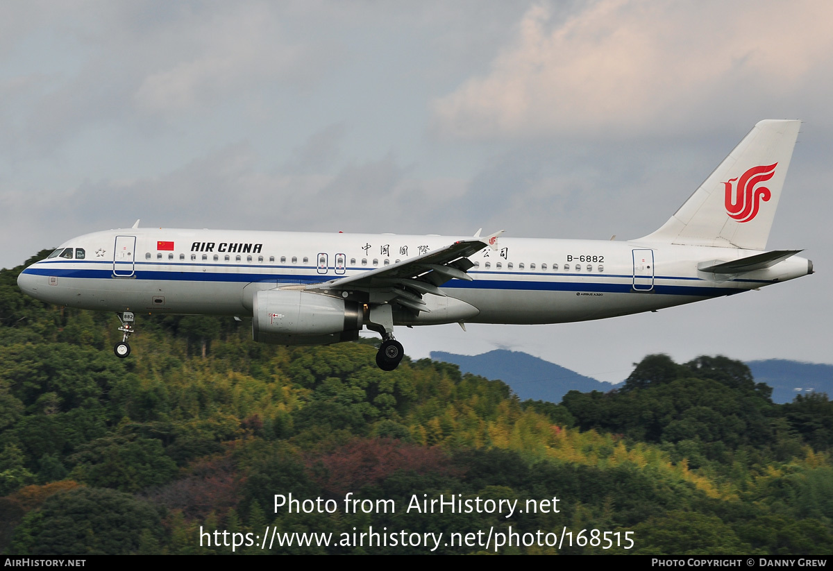 Aircraft Photo of B-6882 | Airbus A320-232 | Air China | AirHistory.net #168515