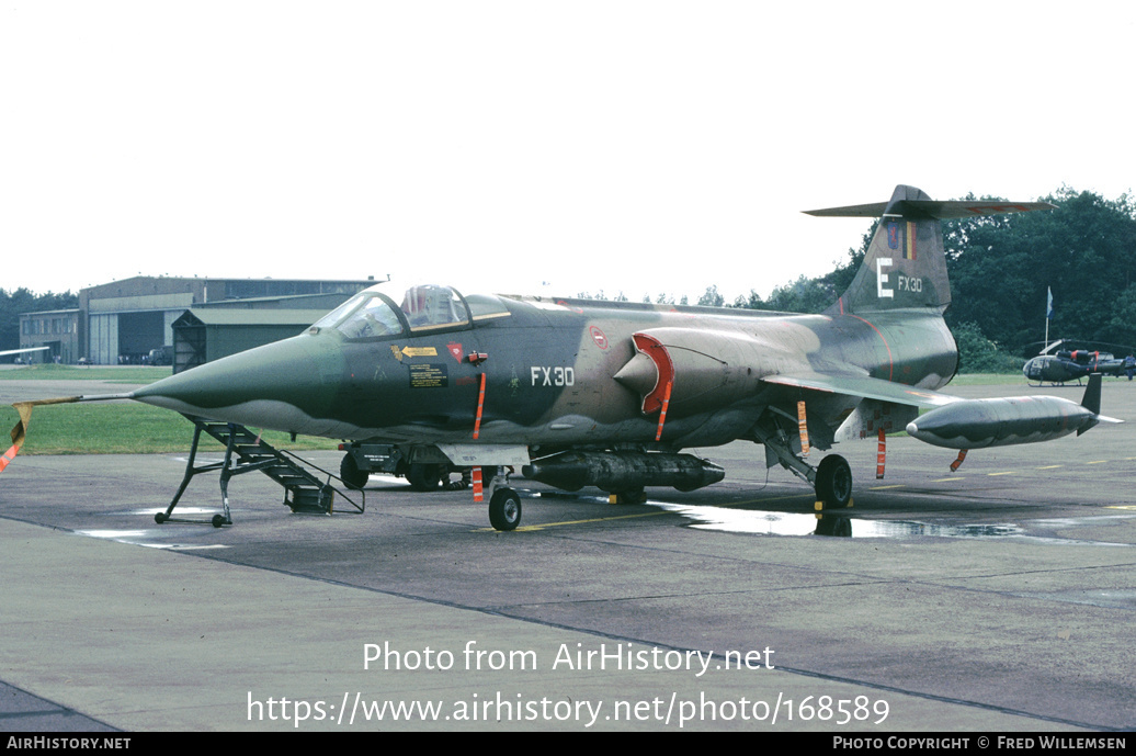 Aircraft Photo of FX30 | Lockheed F-104G Starfighter | Belgium - Air Force | AirHistory.net #168589