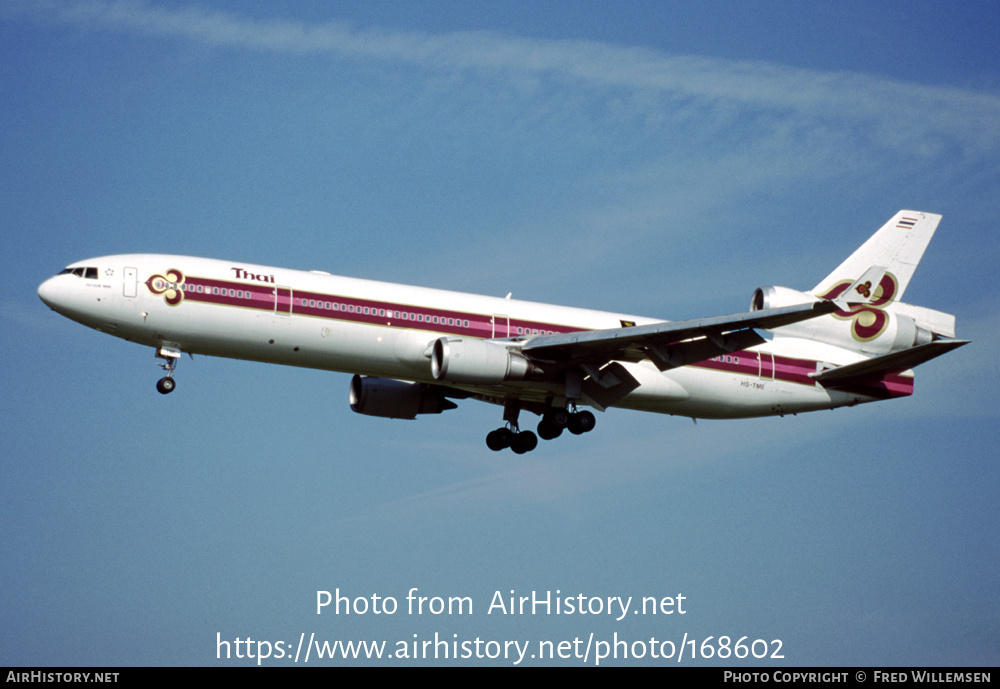 Aircraft Photo of HS-TME | McDonnell Douglas MD-11 | Thai Airways International | AirHistory.net #168602