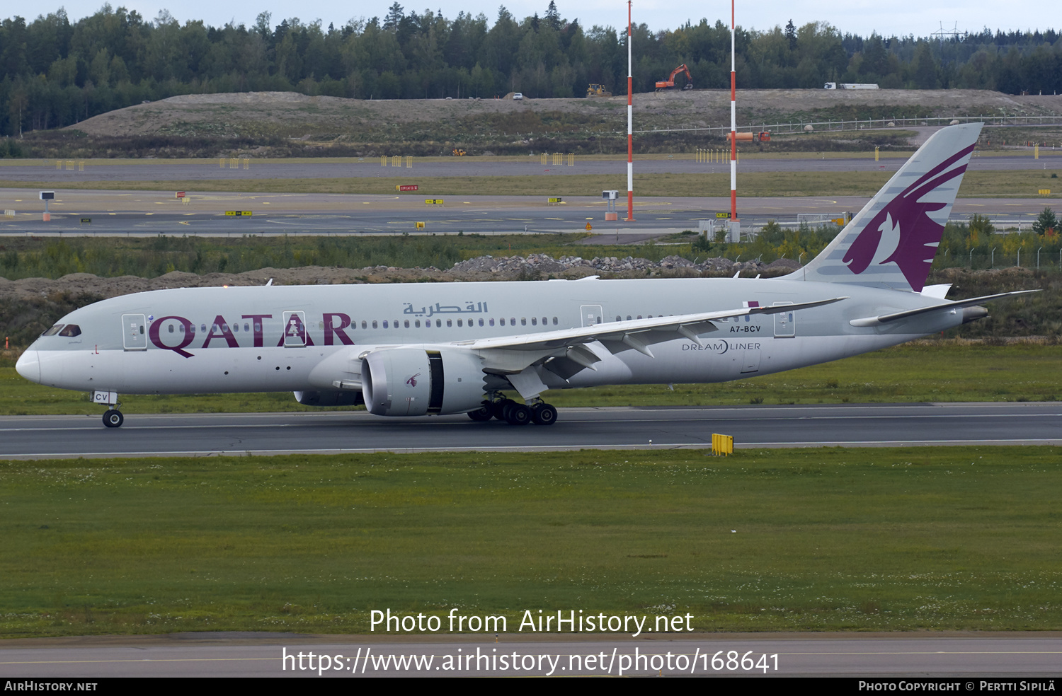 Aircraft Photo of A7-BCV | Boeing 787-8 Dreamliner | Qatar Airways | AirHistory.net #168641