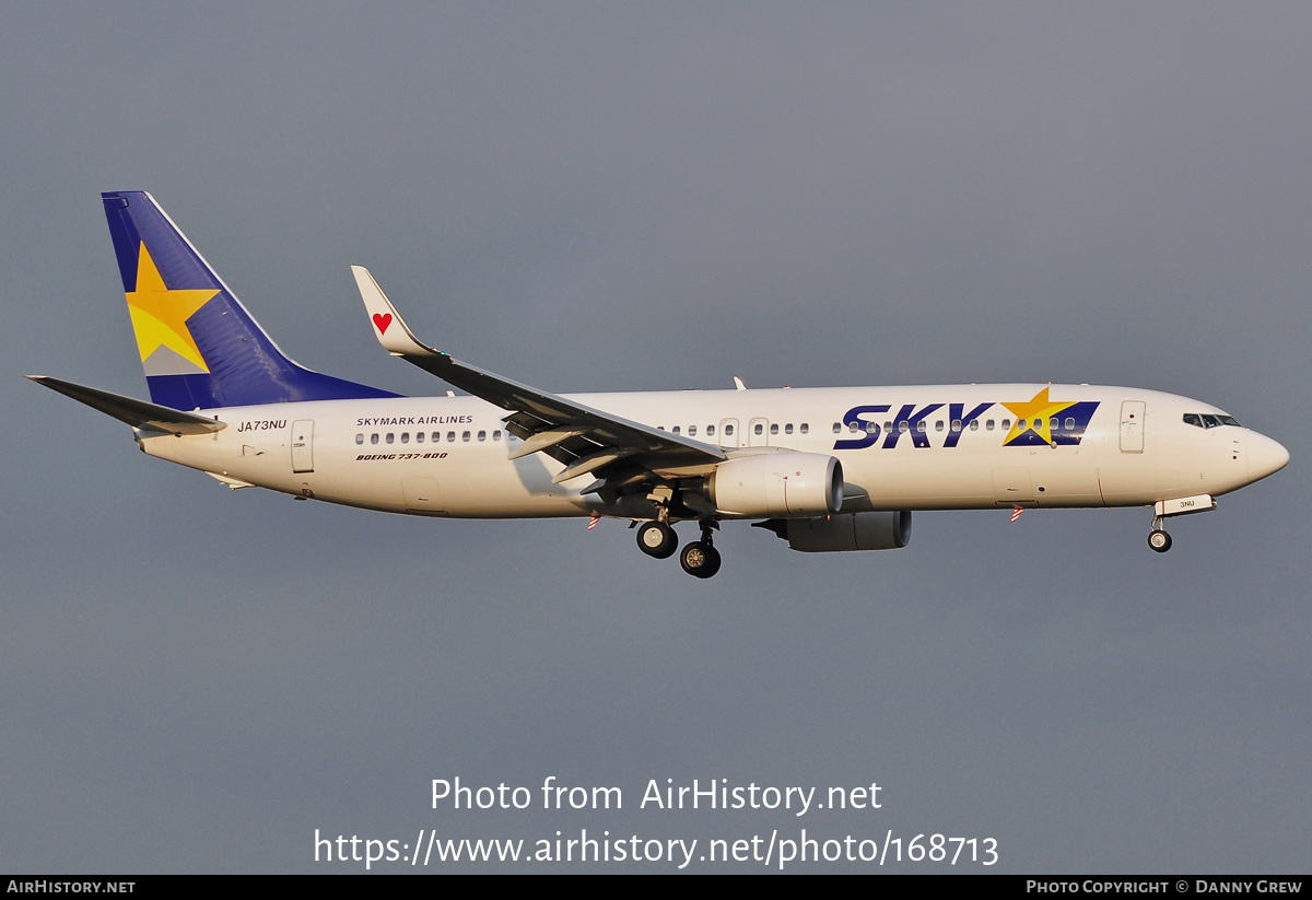 Aircraft Photo of JA73NU | Boeing 737-86N | Skymark Airlines | AirHistory.net #168713