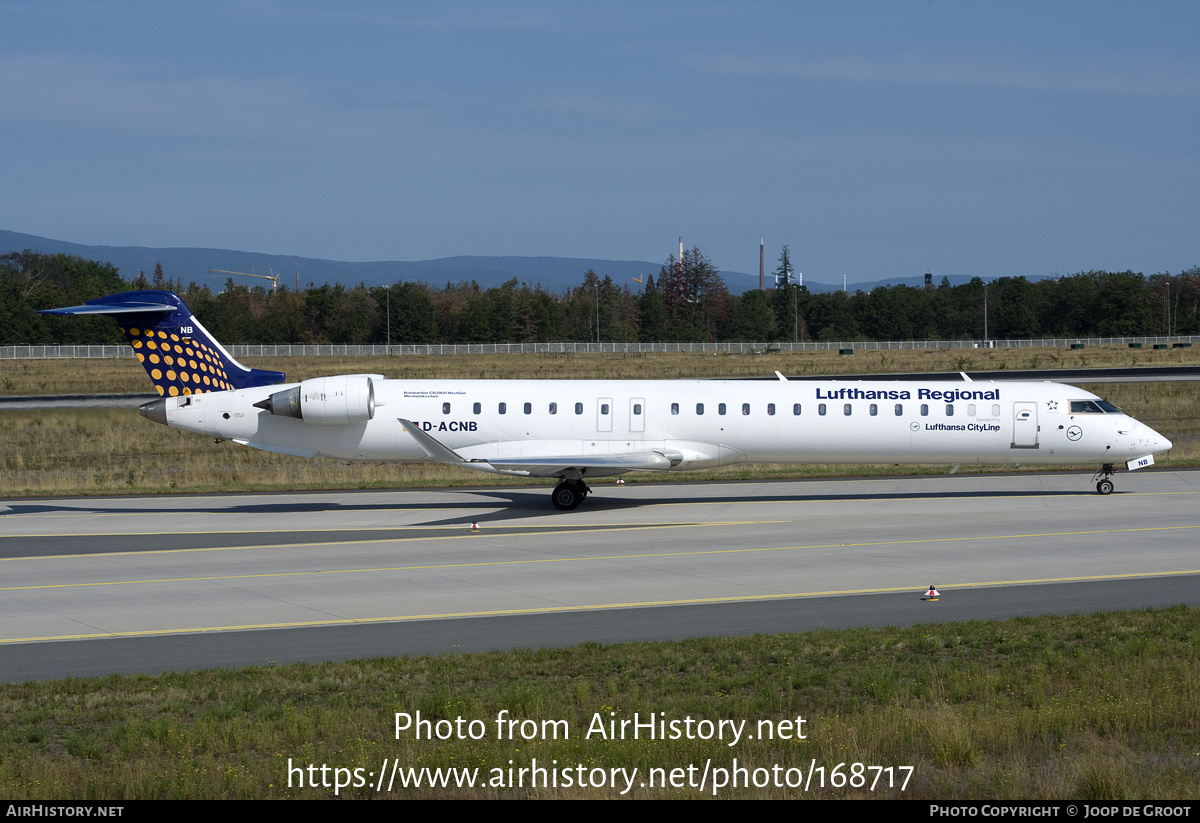 Aircraft Photo of D-ACNB | Bombardier CRJ-900 NG (CL-600-2D24) | Lufthansa Regional | AirHistory.net #168717