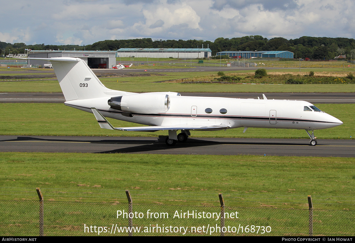 Aircraft Photo of 165093 / 093 | Gulfstream Aerospace C-20G Gulfstream IV (G-IV) | USA - Navy | AirHistory.net #168730