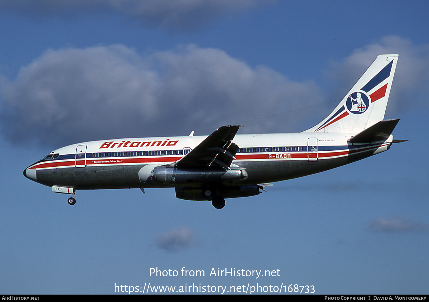 Aircraft Photo of G-BADR | Boeing 737-204/Adv | Britannia Airways | AirHistory.net #168733