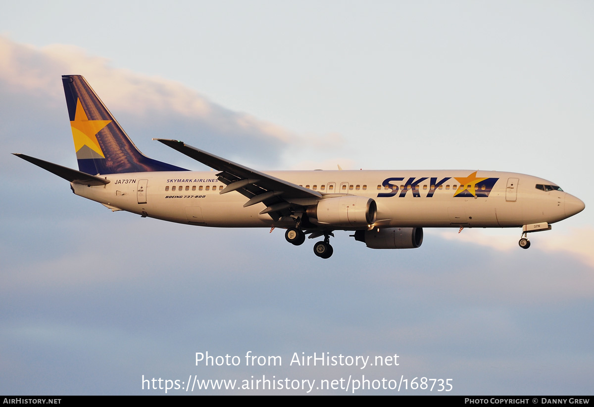 Aircraft Photo of JA737N | Boeing 737-8HX | Skymark Airlines | AirHistory.net #168735