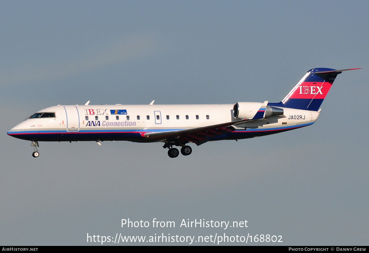 Aircraft Photo of JA02RJ | Canadair CRJ-100LR (CL-600-2B19) | Ibex Airlines | AirHistory.net #168802