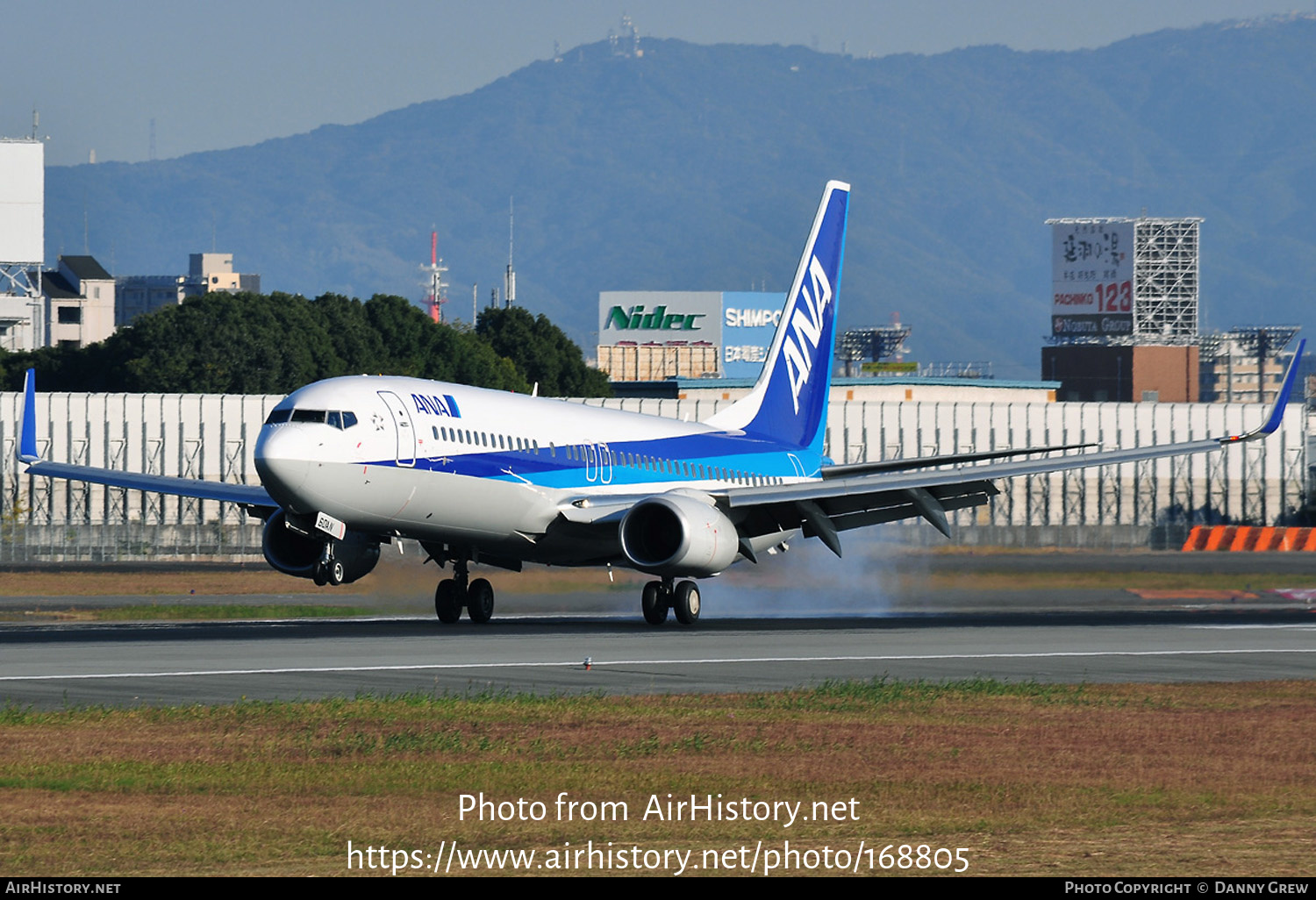 Aircraft Photo of JA60AN | Boeing 737-881 | All Nippon Airways - ANA | AirHistory.net #168805