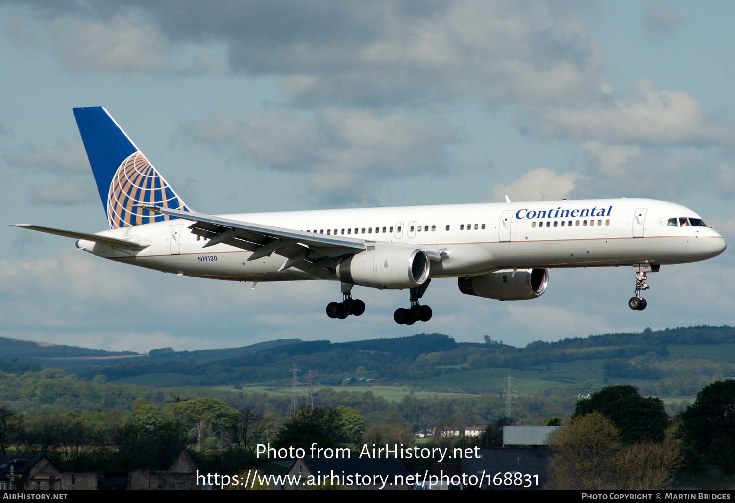 Aircraft Photo of N19130 | Boeing 757-224 | Continental Airlines | AirHistory.net #168831