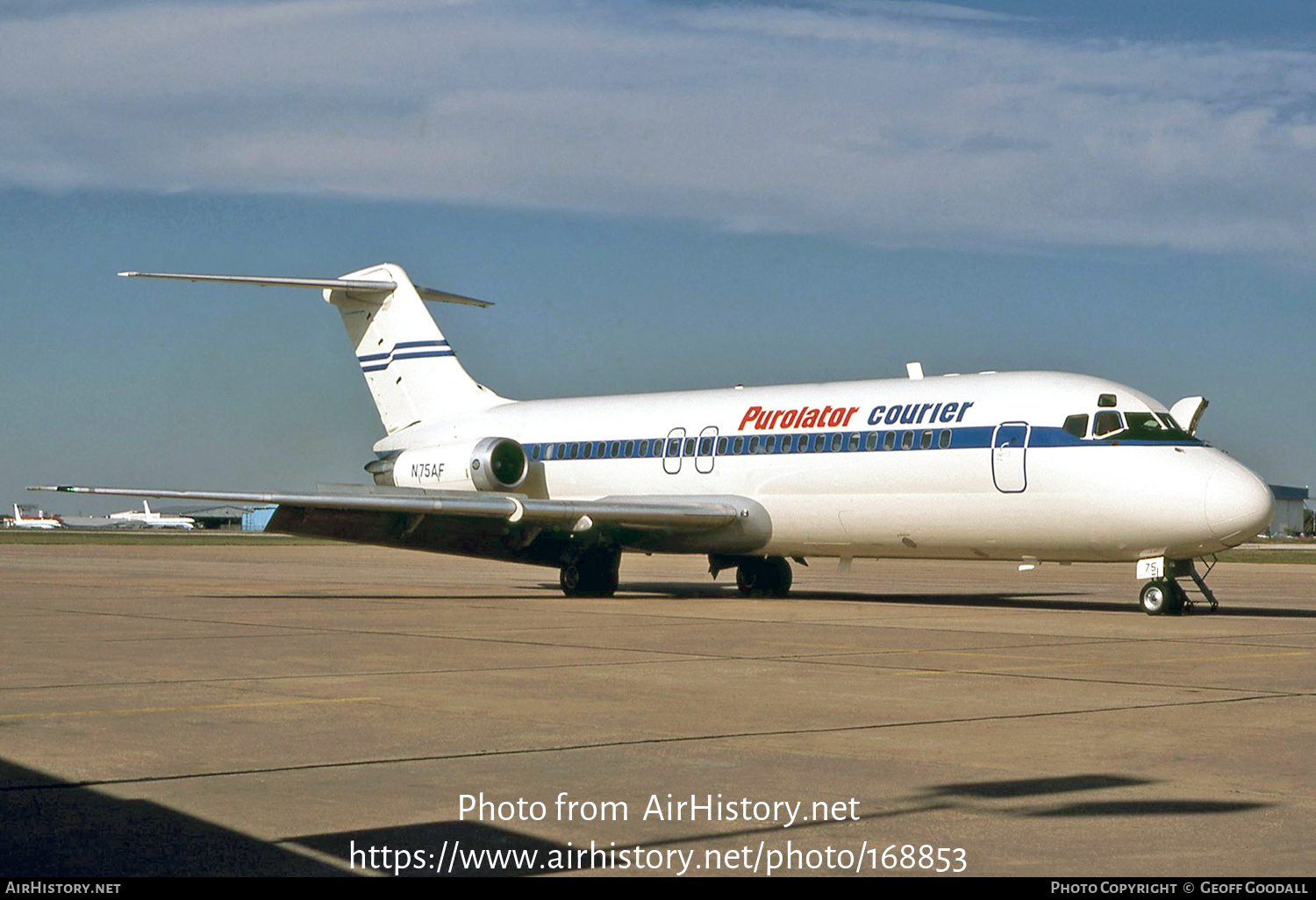 Aircraft Photo of N75AF | McDonnell Douglas DC-9-15RC | Purolator Courier | AirHistory.net #168853