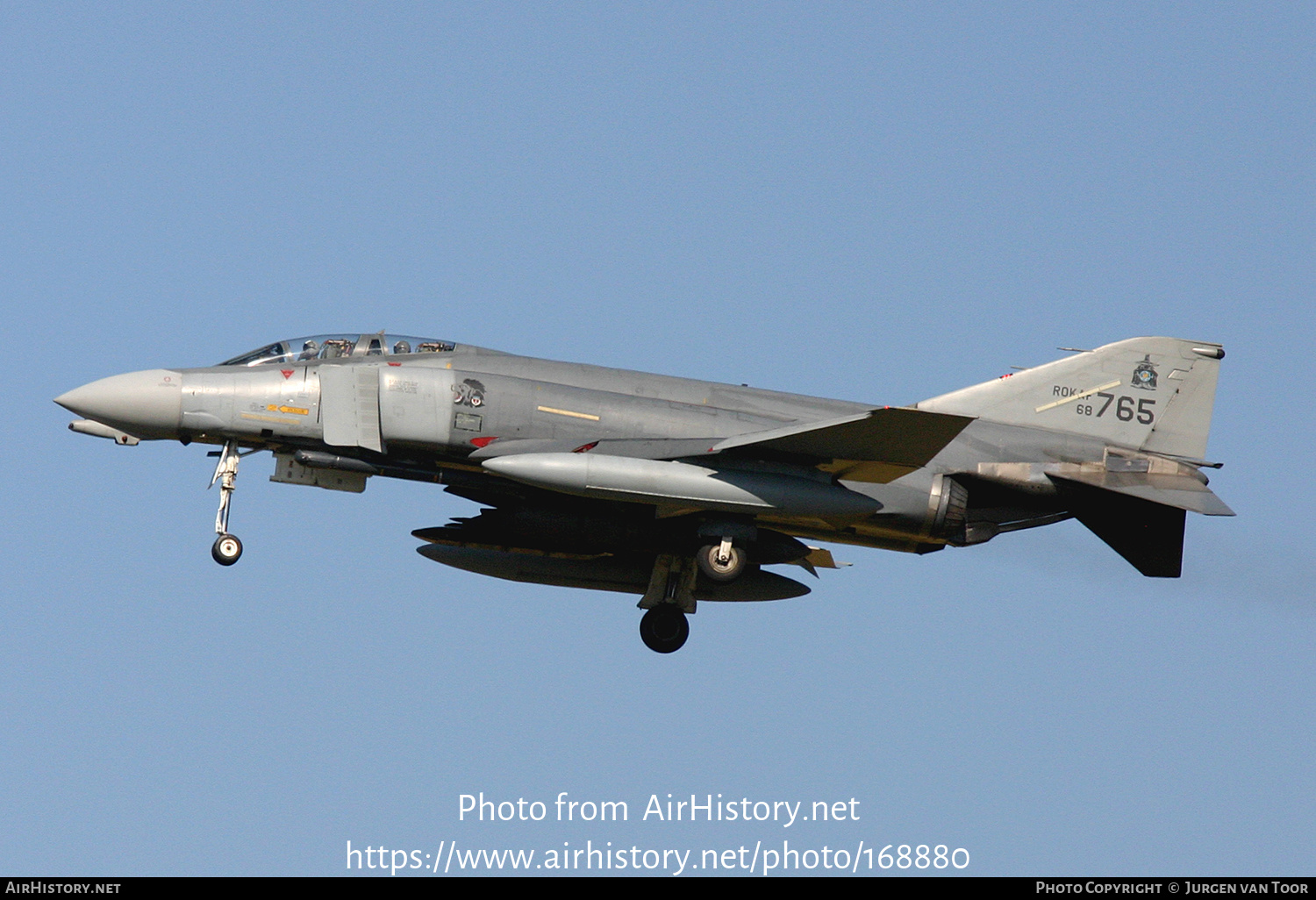 Aircraft Photo of 68-765 | McDonnell Douglas F-4D Phantom II | South Korea - Air Force | AirHistory.net #168880