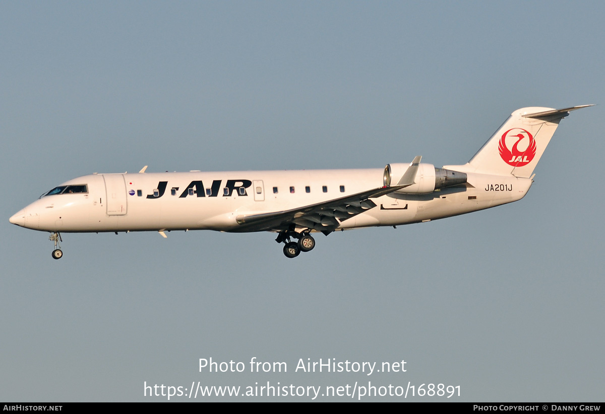 Aircraft Photo of JA201J | Bombardier CRJ-200ER (CL-600-2B19) | J-Air | AirHistory.net #168891