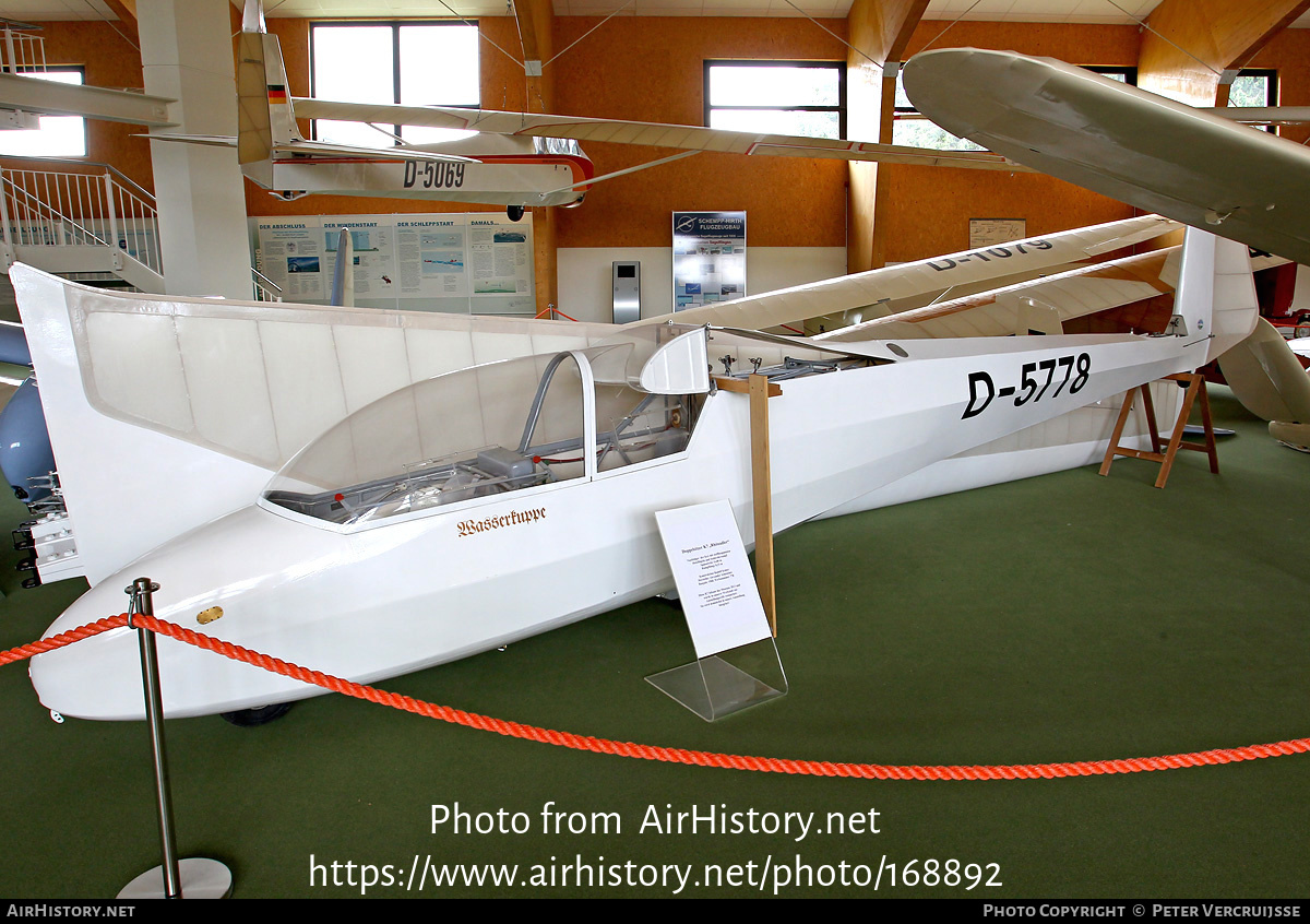 Aircraft Photo of D-5778 | Schleicher K-7 Rhönadler | AirHistory.net #168892