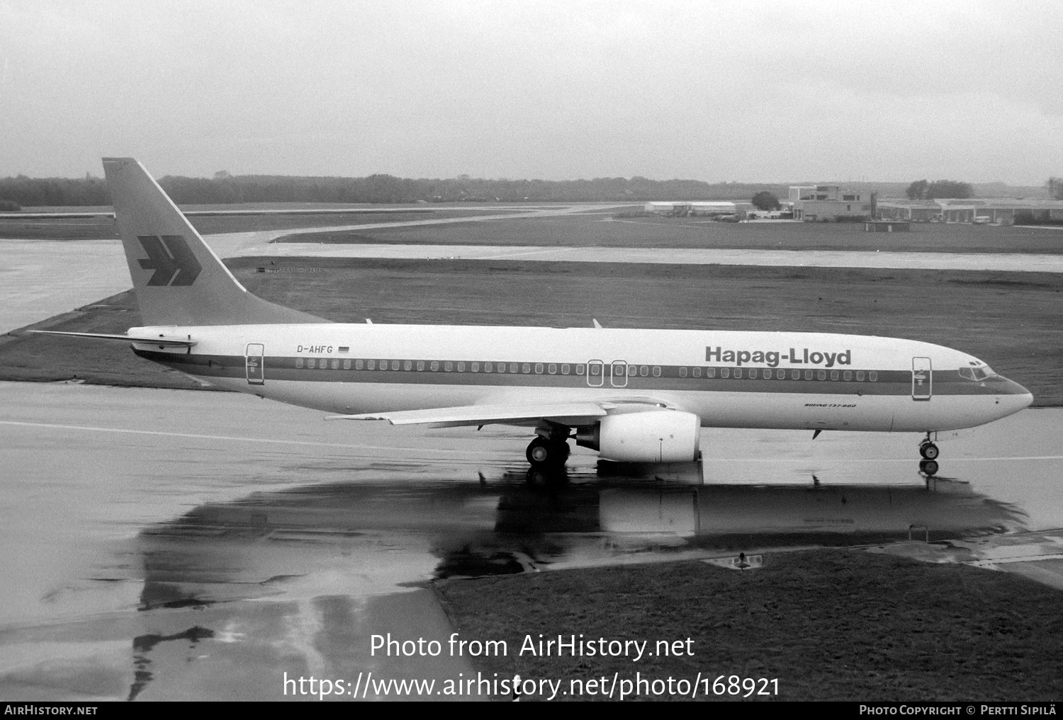 Aircraft Photo of D-AHFG | Boeing 737-8K5 | Hapag-Lloyd | AirHistory.net #168921