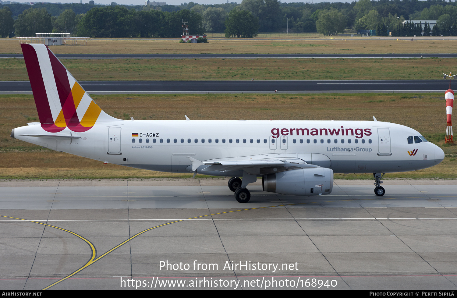 Aircraft Photo of D-AGWZ | Airbus A319-132 | Germanwings | AirHistory.net #168940