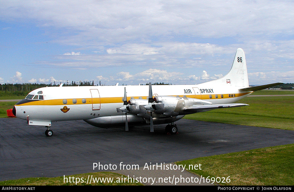 Aircraft Photo of C-GFQA | Lockheed L-188A Electra | Air Spray | AirHistory.net #169026