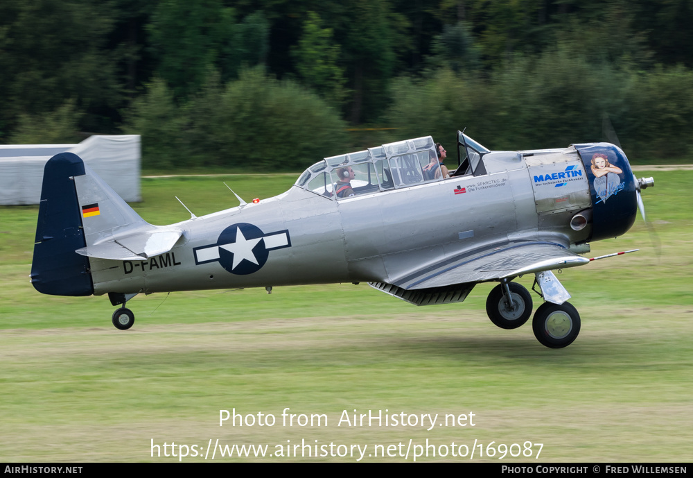 Aircraft Photo of D-FAML | North American AT-6D Harvard III | USA - Air Force | AirHistory.net #169087