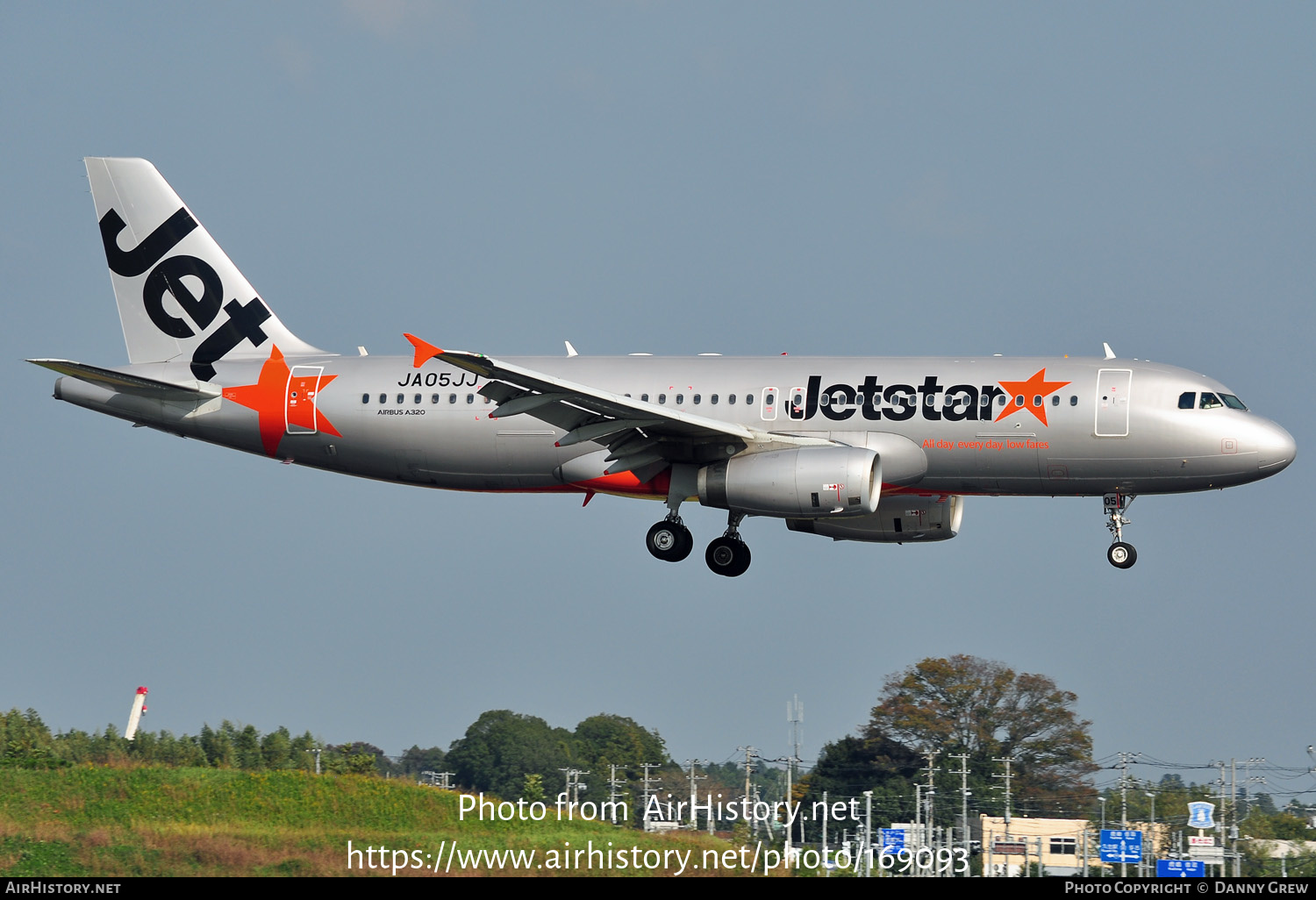 Aircraft Photo of JA05JJ | Airbus A320-232 | Jetstar Airways | AirHistory.net #169093