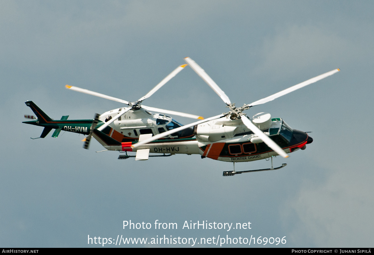 Aircraft Photo of OH-HVJ | Agusta AB-412EP Grifone | Rajavartiolaitos - Finnish Border Guard | AirHistory.net #169096