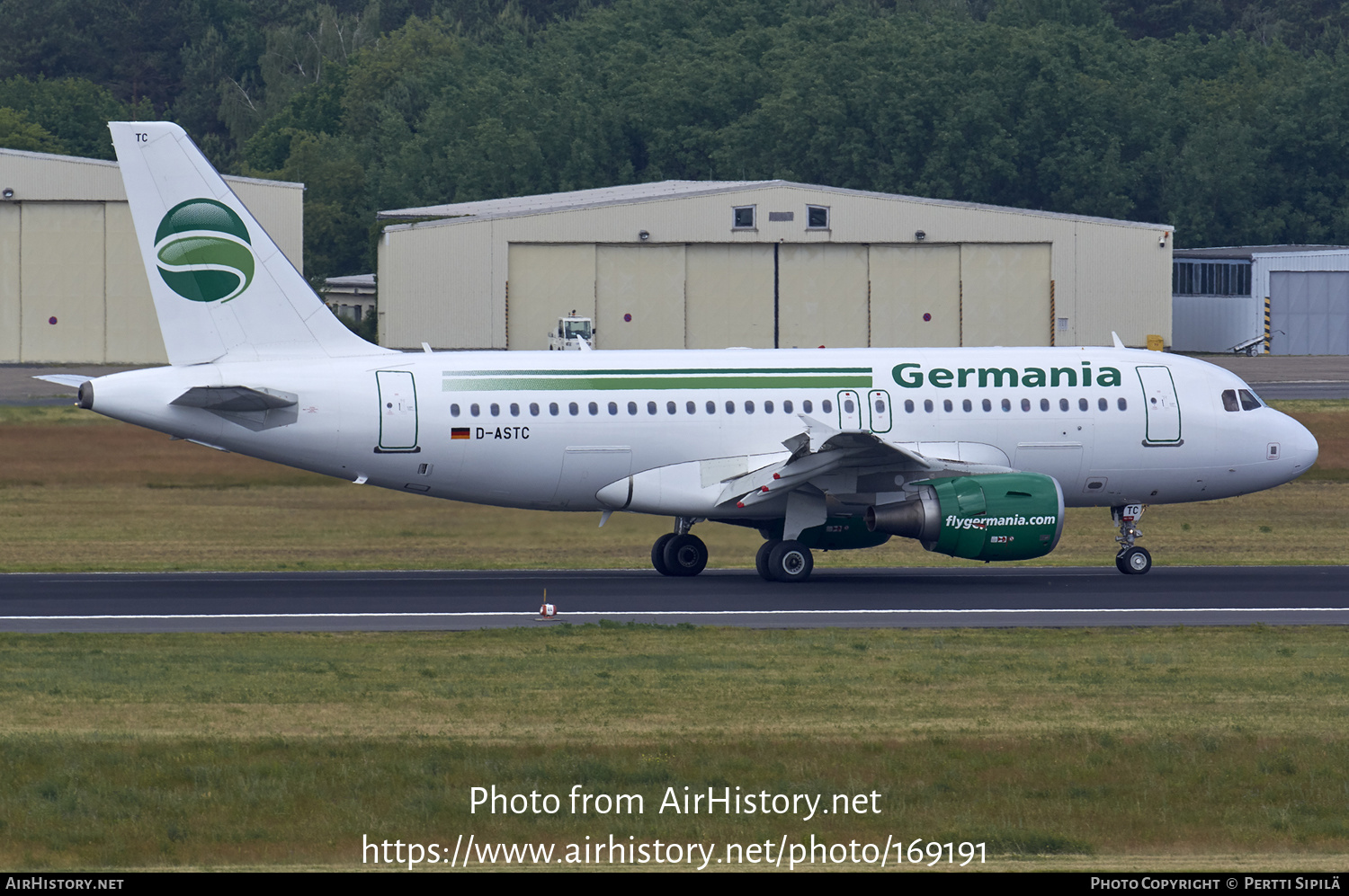 Aircraft Photo of D-ASTC | Airbus A319-112 | Germania | AirHistory.net #169191