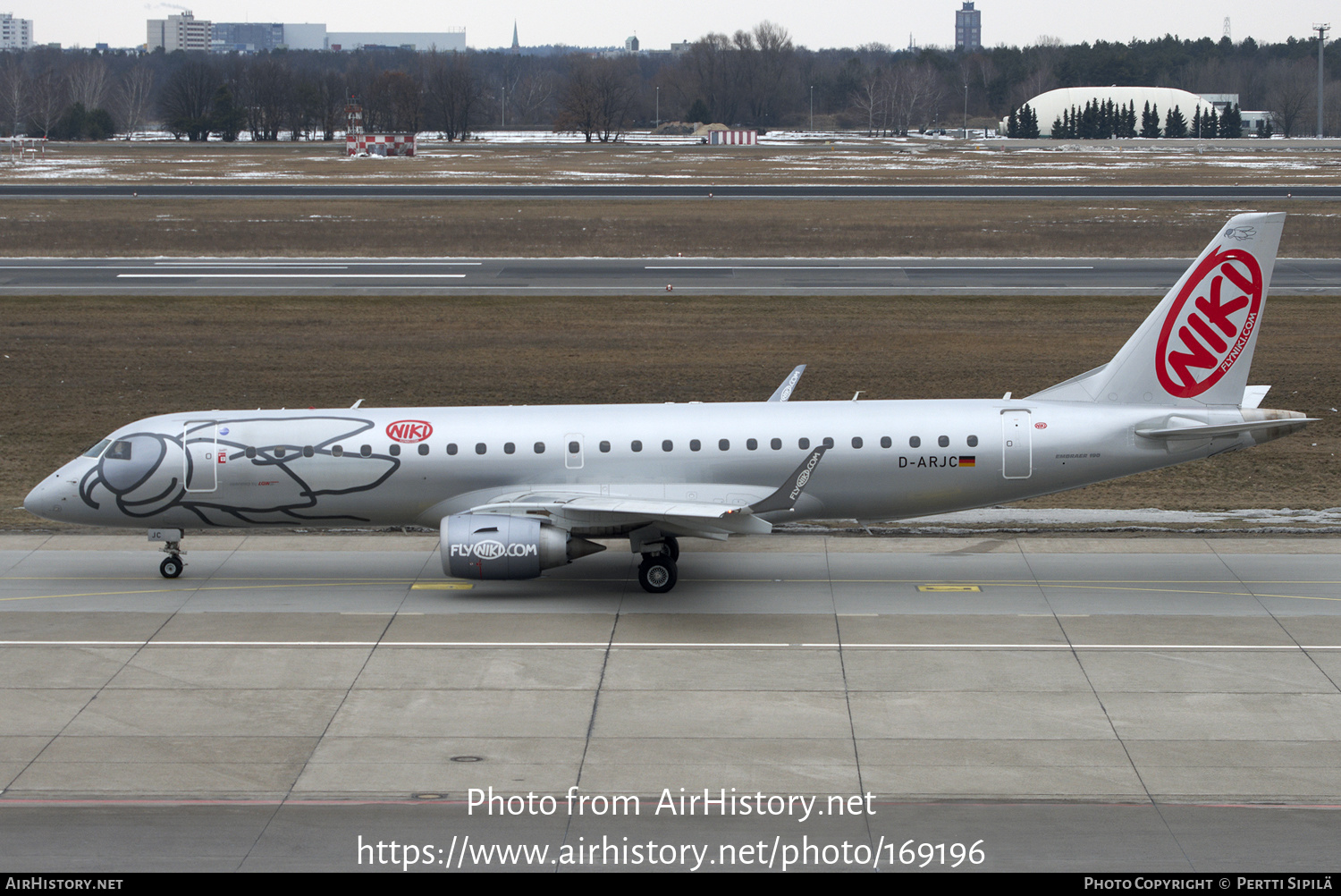 Aircraft Photo of D-ARJC | Embraer 190LR (ERJ-190-100LR) | Niki | AirHistory.net #169196