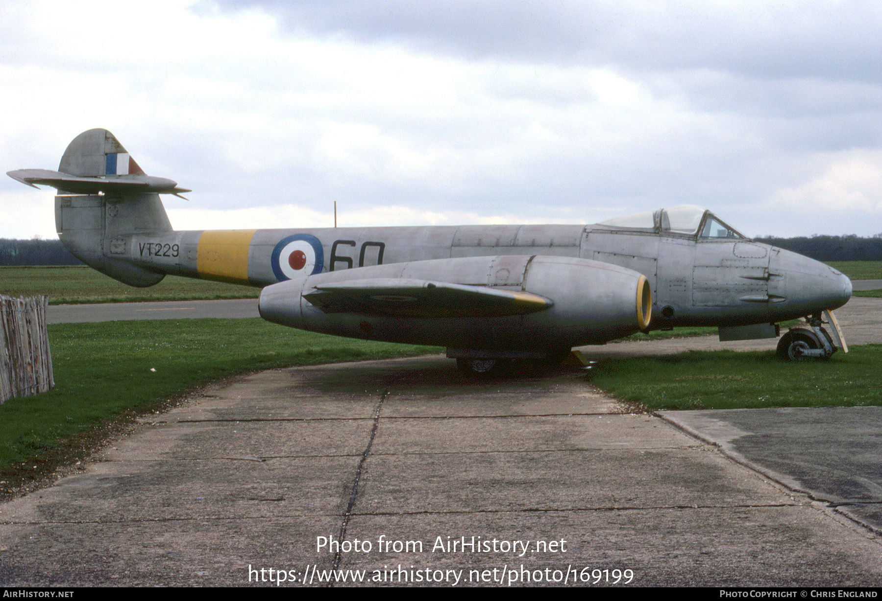 Aircraft Photo of VT229 | Gloster Meteor F4 | UK - Air Force | AirHistory.net #169199