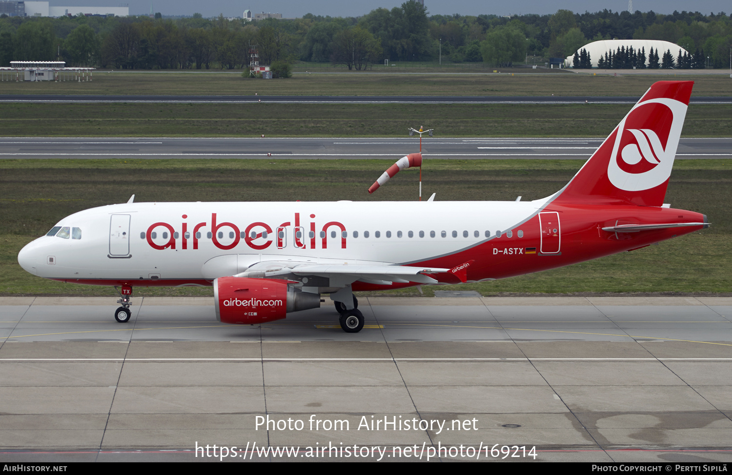 Aircraft Photo of D-ASTX | Airbus A319-112 | Air Berlin | AirHistory.net #169214