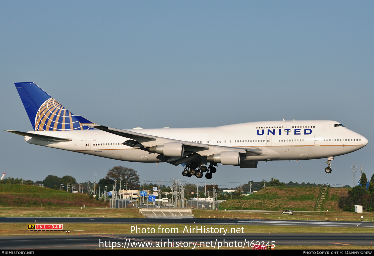 Aircraft Photo of N107UA | Boeing 747-422 | United Airlines | AirHistory.net #169245