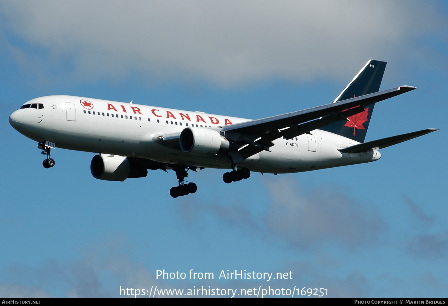 Aircraft Photo of C-GDSU | Boeing 767-233/ER | Air Canada | AirHistory.net #169251