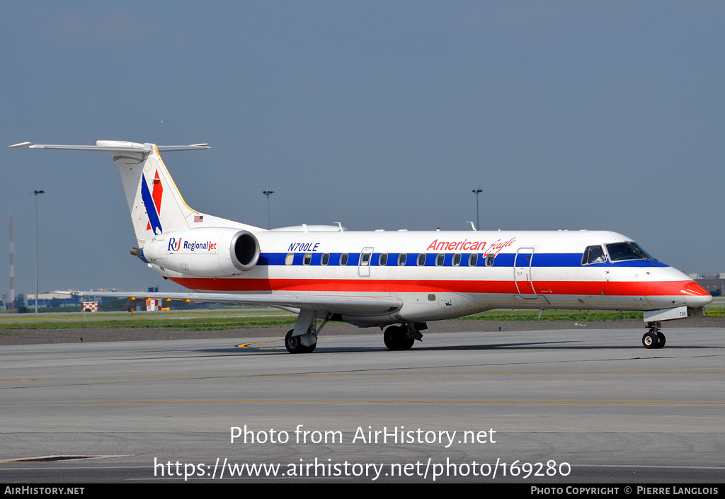 Aircraft Photo of N700LE | Embraer ERJ-135LR (EMB-135LR) | American Eagle | AirHistory.net #169280