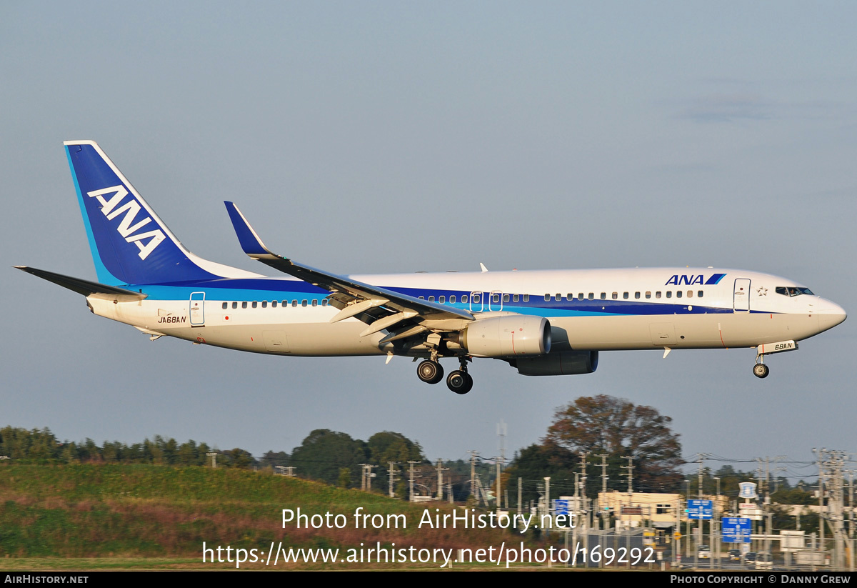 Aircraft Photo of JA68AN | Boeing 737-881 | All Nippon Airways - ANA | AirHistory.net #169292