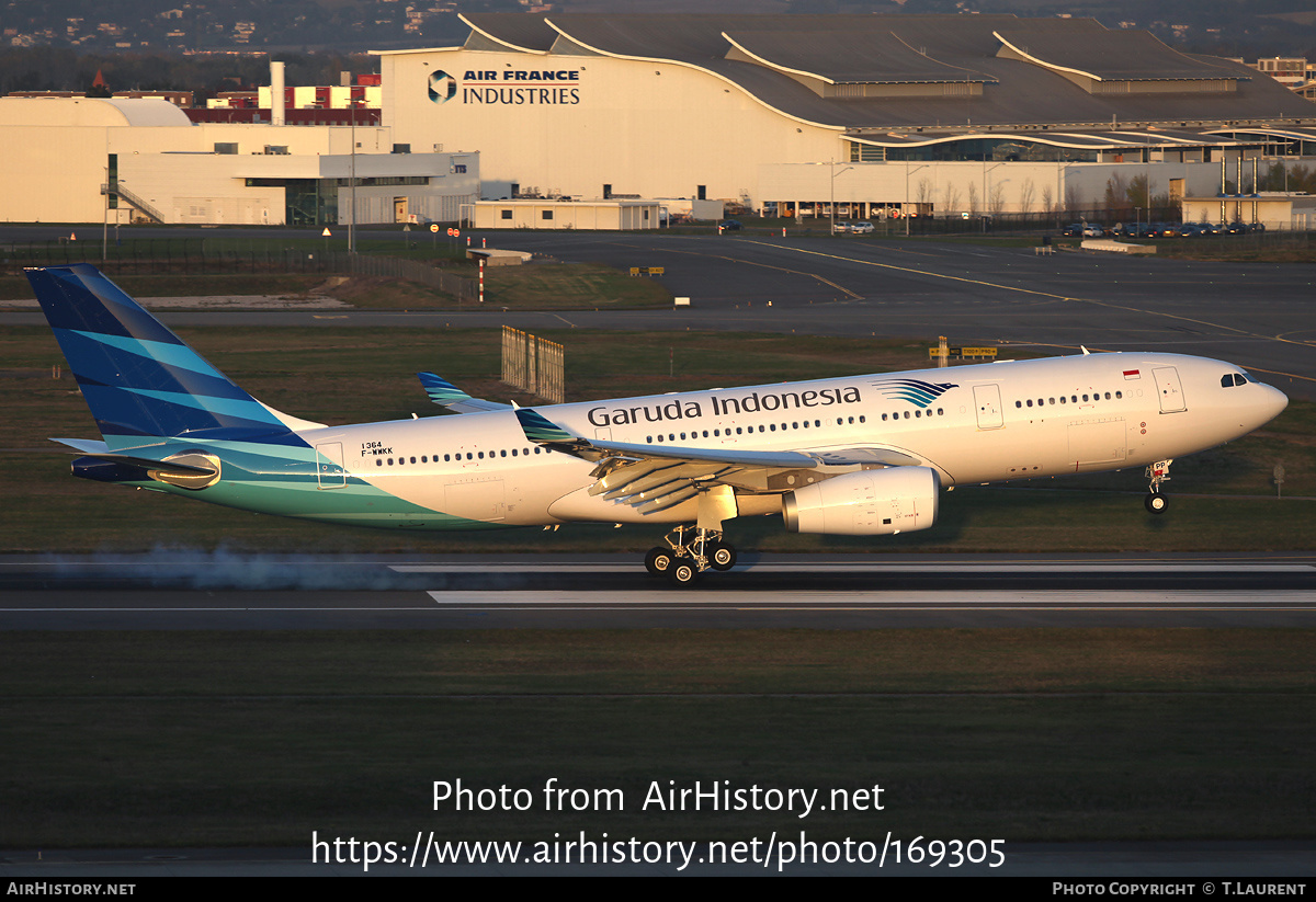 Aircraft Photo of F-WWKK | Airbus A330-243 | Garuda Indonesia | AirHistory.net #169305