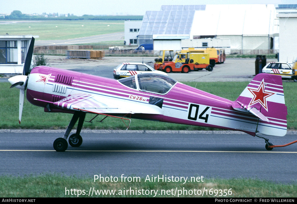 Aircraft Photo of 04 black | Sukhoi Su-26M | Russia - Air Force | AirHistory.net #169356