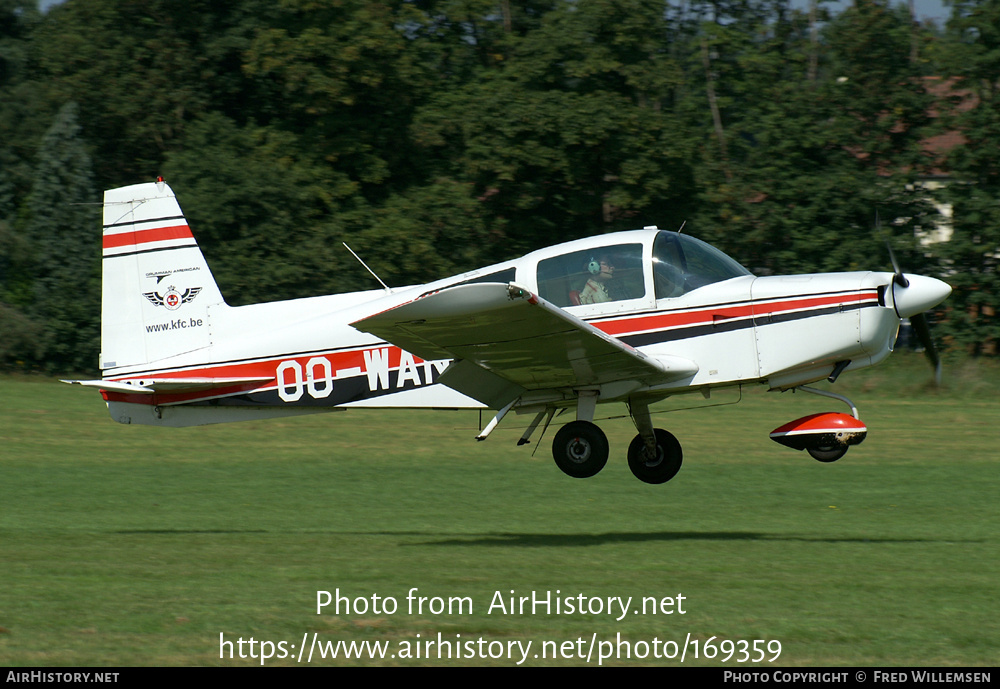 Aircraft Photo of OO-WAN | Grumman American AA-5 Traveler | Kortrijk Flying Club | AirHistory.net #169359