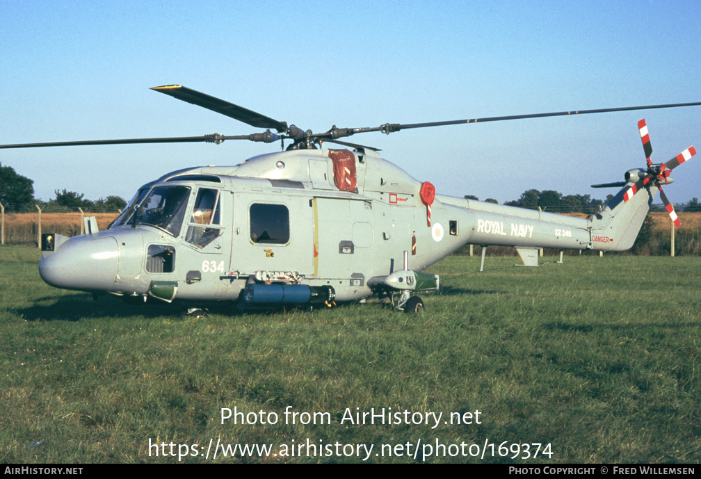 Aircraft Photo of XZ248 | Westland WG-13 Lynx HAS3S | UK - Navy | AirHistory.net #169374