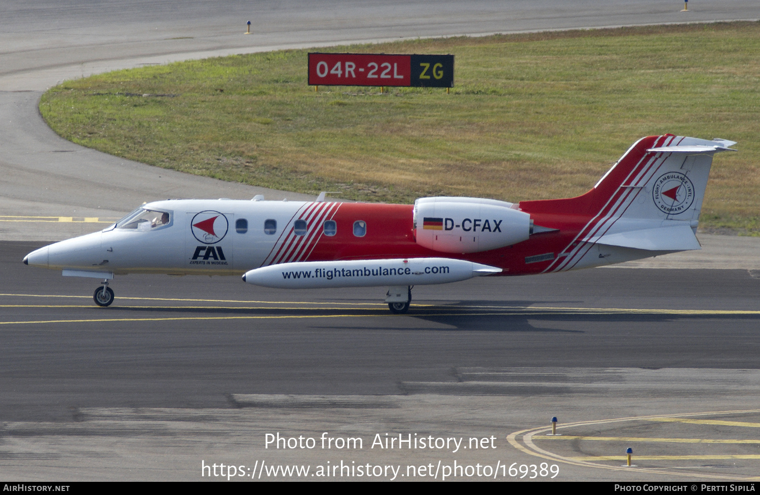 Aircraft Photo of D-CFAX | Gates Learjet 35A | FAI - Flight Ambulance International | AirHistory.net #169389