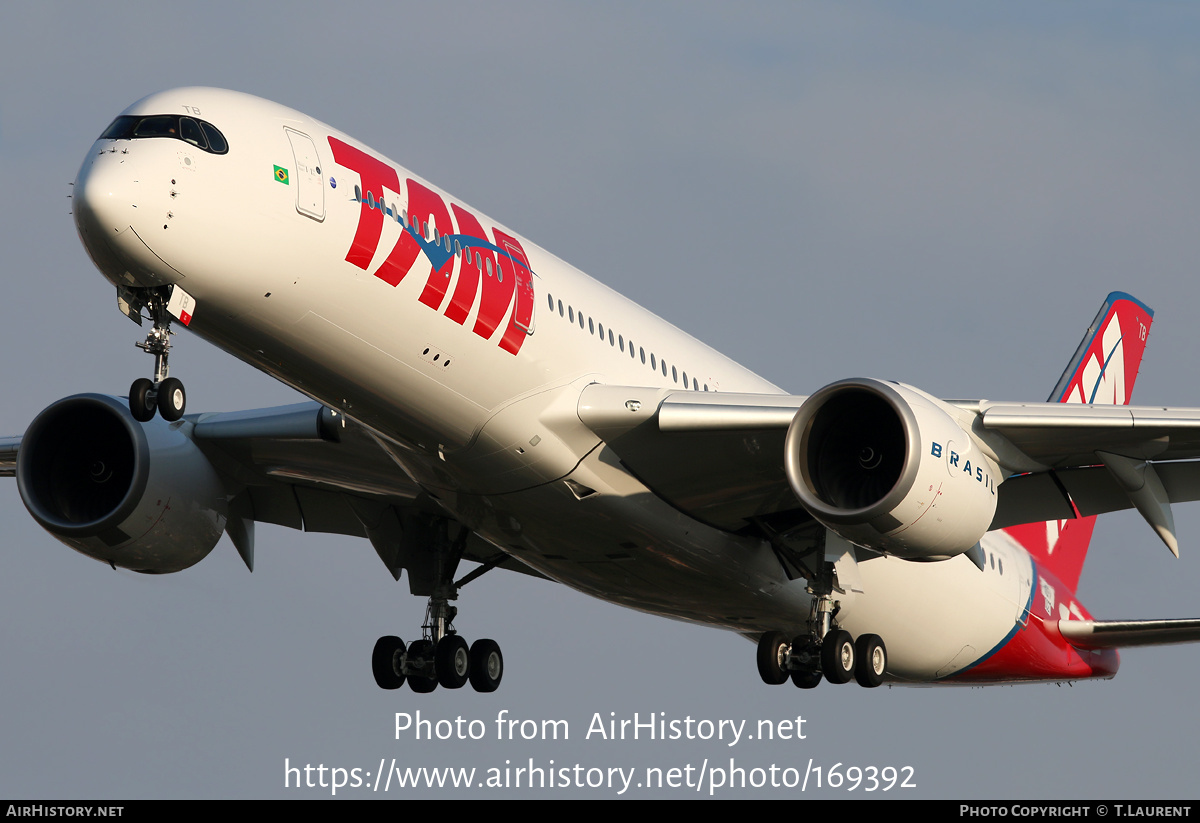 Aircraft Photo of F-WZFV | Airbus A350-941 | TAM Linhas Aéreas | AirHistory.net #169392