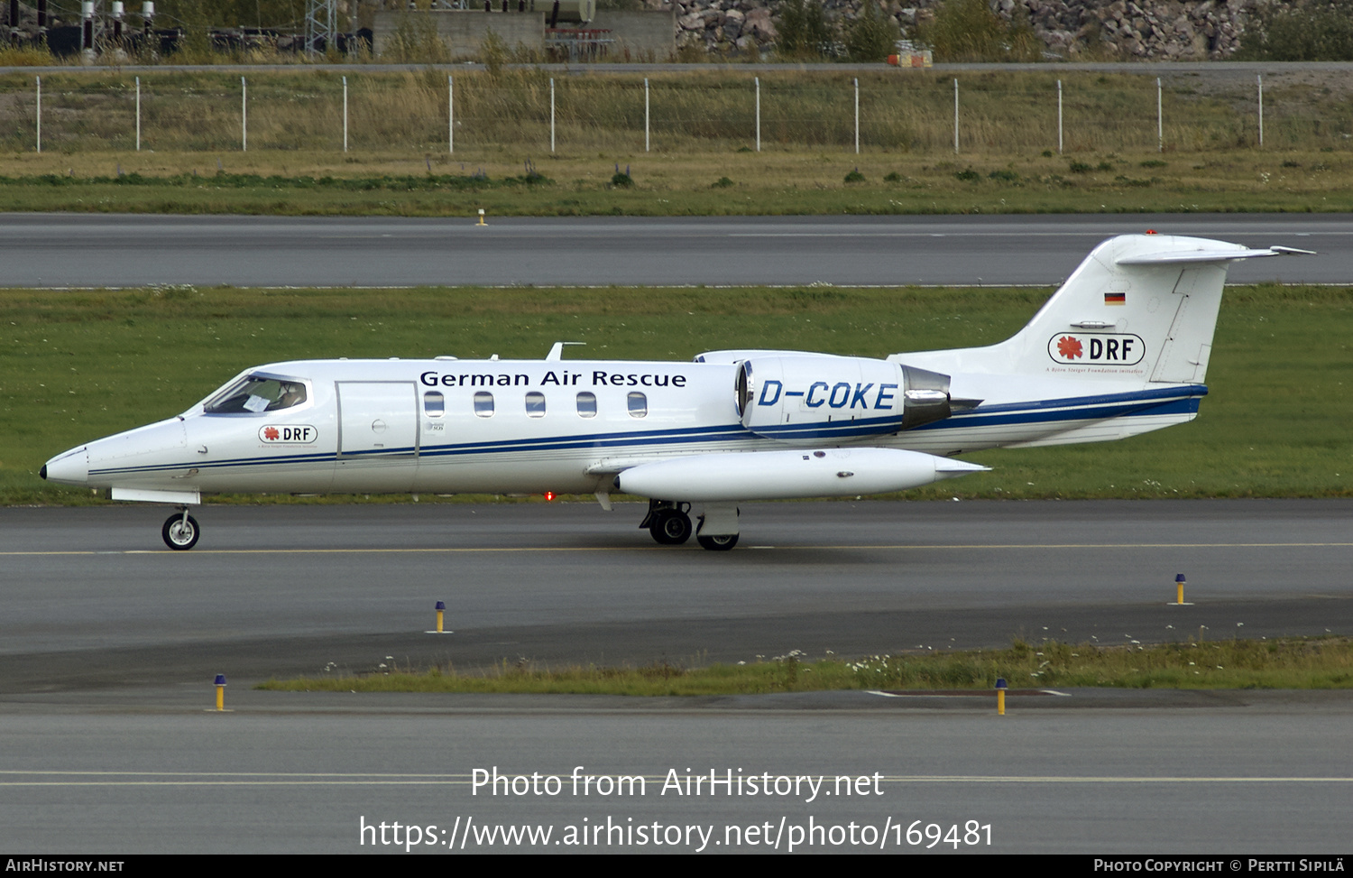 Aircraft Photo of D-COKE | Gates Learjet 35A | DRF Luftrettung - German Air Rescue | AirHistory.net #169481