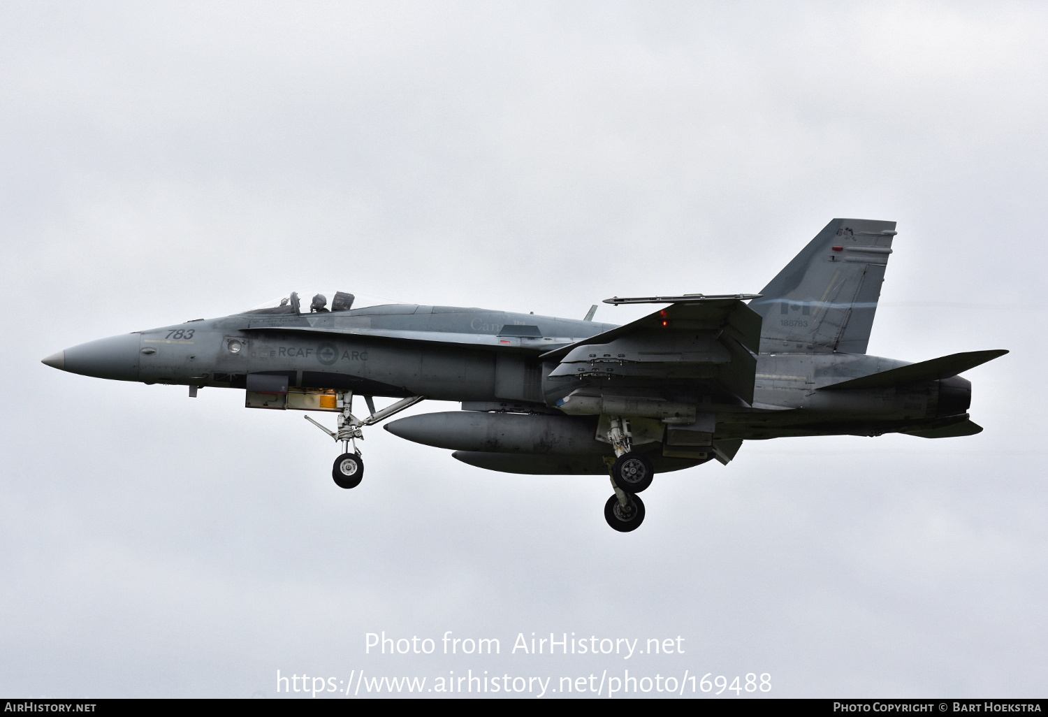 Aircraft Photo of 188783 | McDonnell Douglas CF-188 Hornet | Canada - Air Force | AirHistory.net #169488