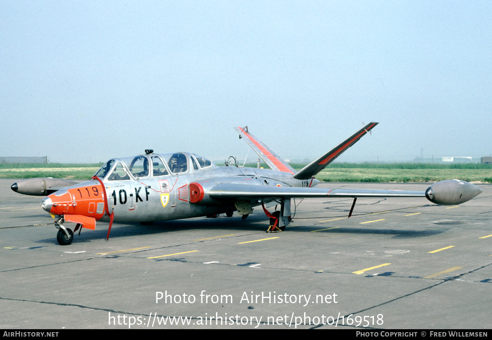 Aircraft Photo of 119 | Fouga CM-170R Magister | France - Air Force | AirHistory.net #169518