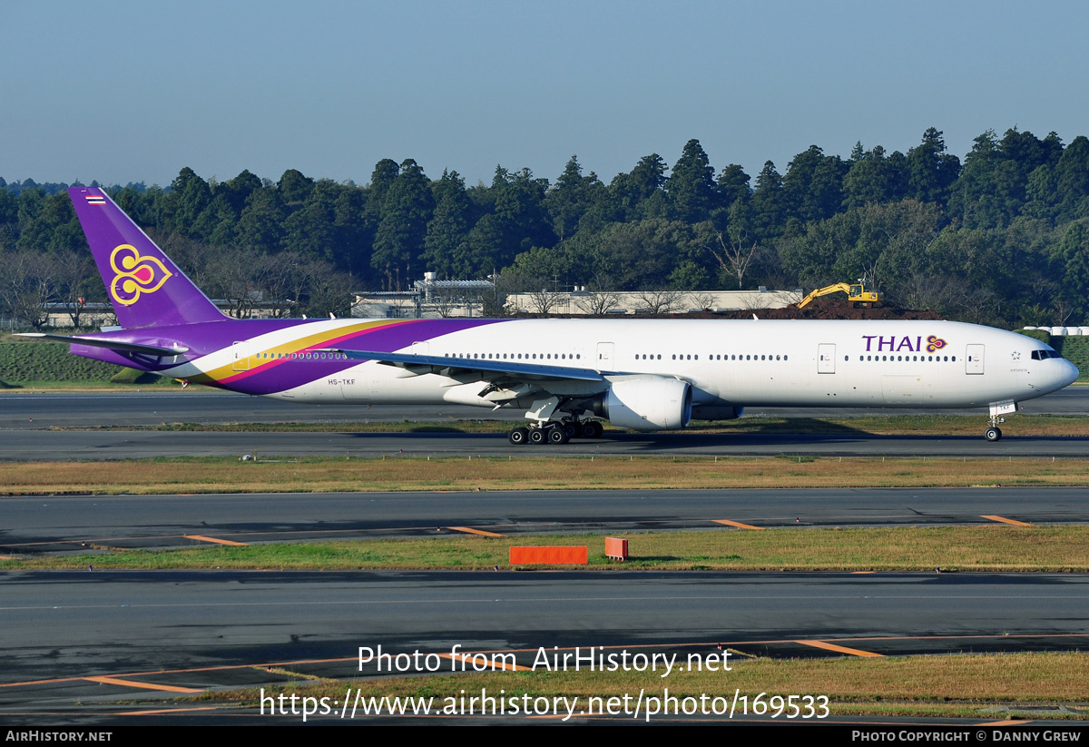 Aircraft Photo of HS-TKF | Boeing 777-3D7 | Thai Airways International | AirHistory.net #169533