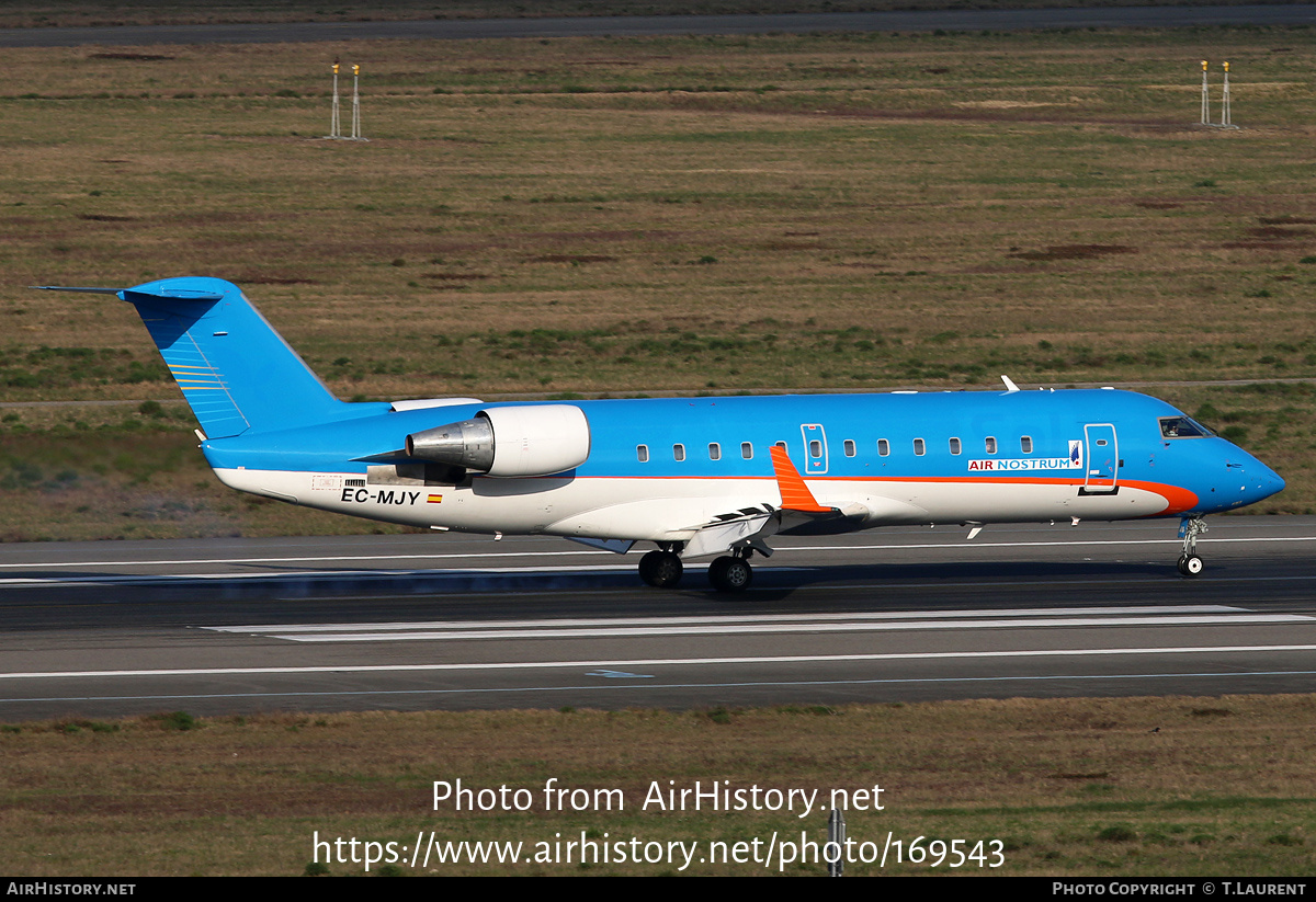 Aircraft Photo of EC-MJY | Bombardier CRJ-200ER (CL-600-2B19) | Air Nostrum | AirHistory.net #169543