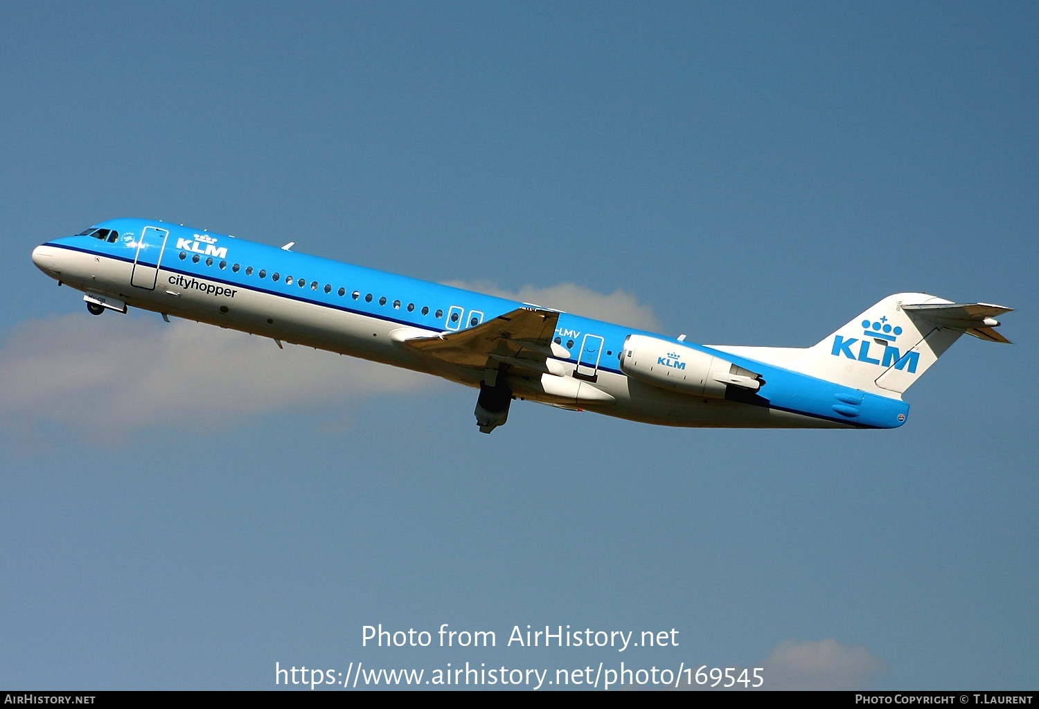 Aircraft Photo of PH-LMV | Fokker 100 (F28-0100) | KLM Cityhopper | AirHistory.net #169545