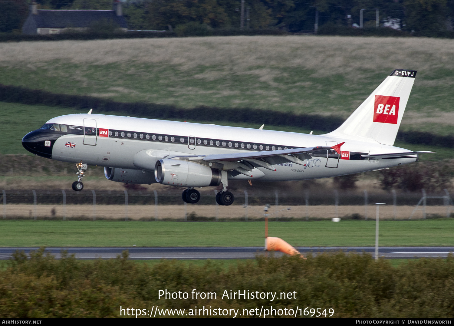 Aircraft Photo of G-EUPJ | Airbus A319-131 | British Airways | BEA - British European Airways | AirHistory.net #169549