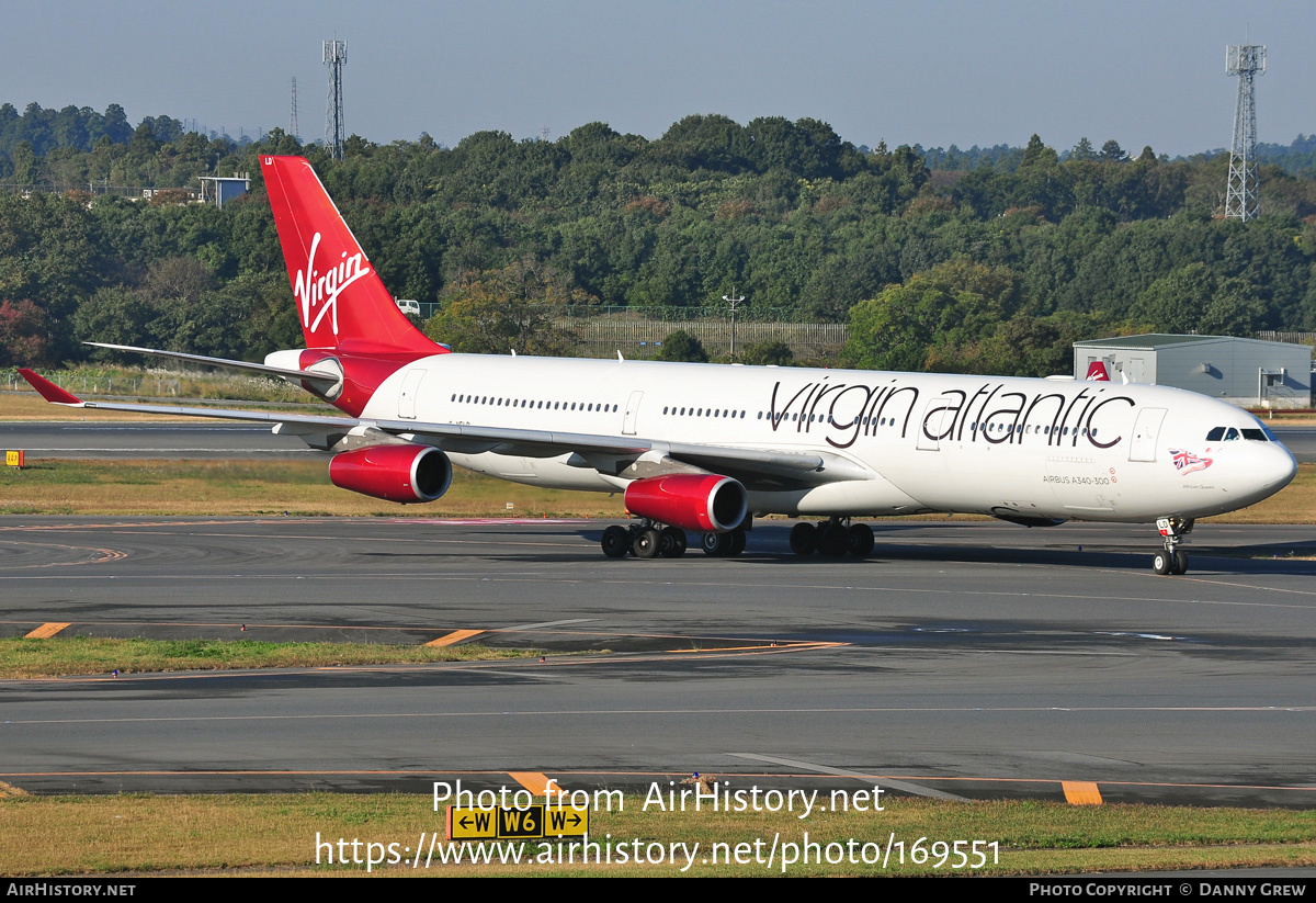 Aircraft Photo of G-VELD | Airbus A340-313 | Virgin Atlantic Airways | AirHistory.net #169551