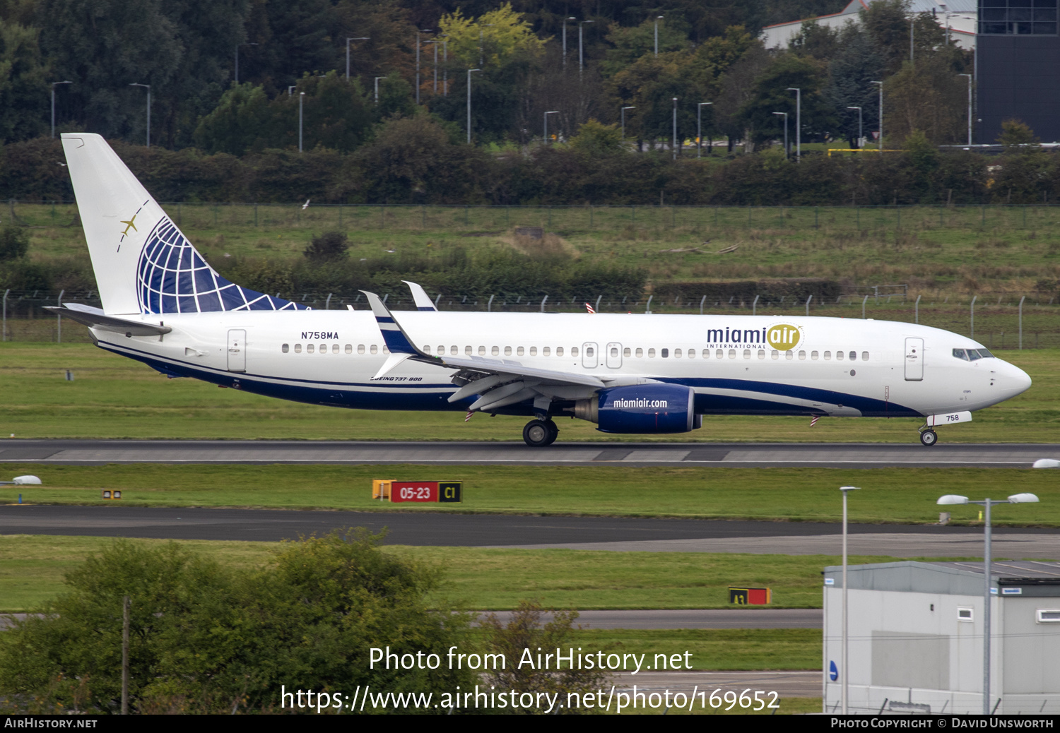 Aircraft Photo of N758MA | Boeing 737-8K5 | Miami Air International | AirHistory.net #169652