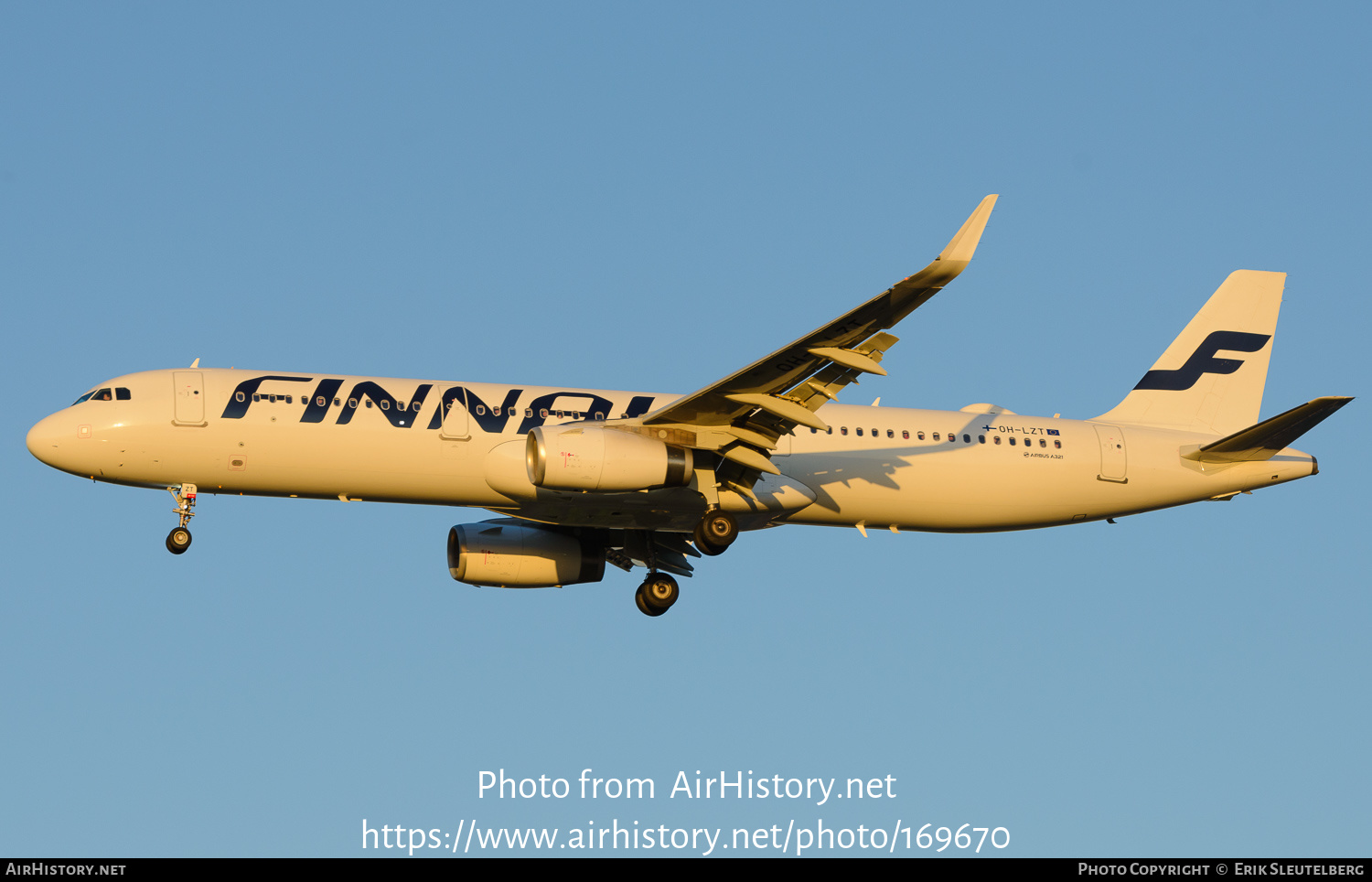 Aircraft Photo of OH-LZT | Airbus A321-231 | Finnair | AirHistory.net #169670