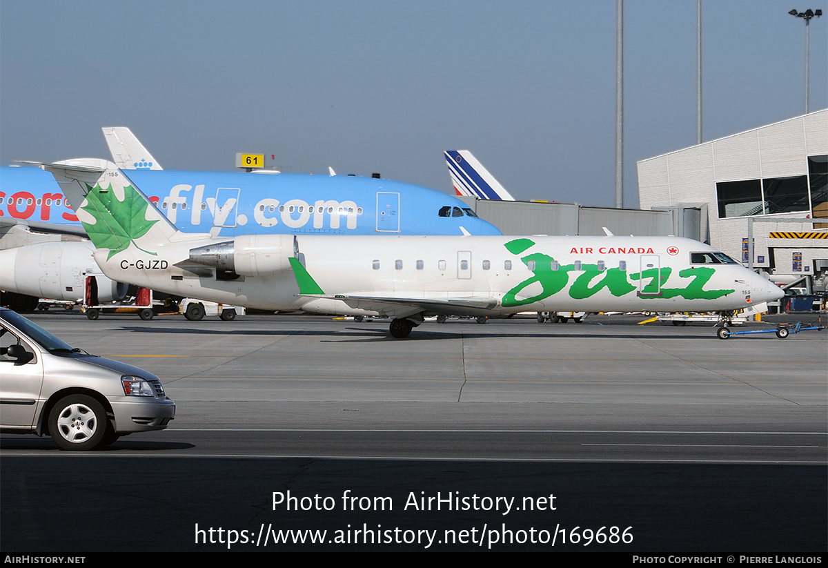 Aircraft Photo of C-GJZD | Bombardier CRJ-200ER (CL-600-2B19) | Air Canada Jazz | AirHistory.net #169686