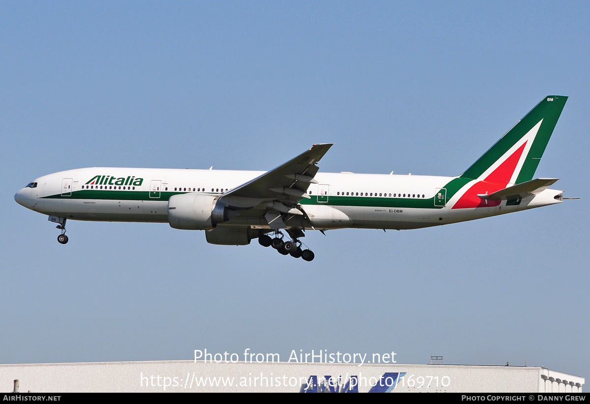 Aircraft Photo of EI-DBM | Boeing 777-243/ER | Alitalia | AirHistory.net #169710